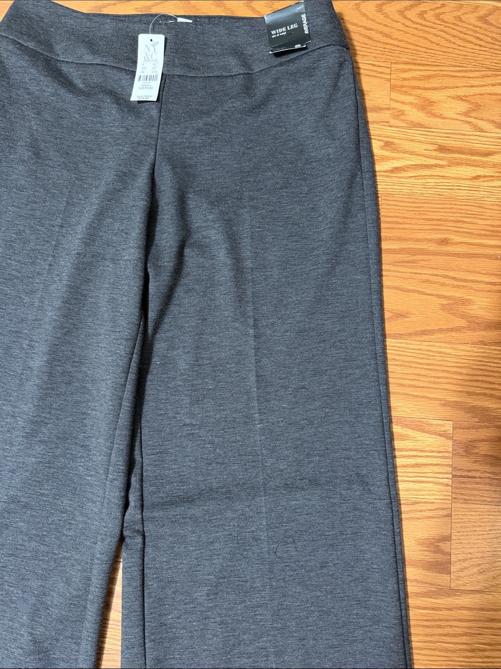 New York & Company Women's Wide-Leg Pants - Charcoal Gray Size S - Picture 3 of 6